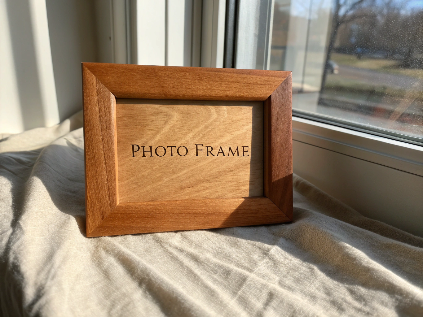 Handcrafted solid hardwood frame for fine art prints
